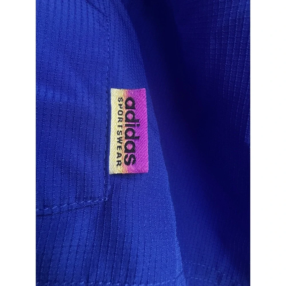 Adidas Cargo Shorts Mens L Blue Sun Cargo Side 3-Stripes Ripstop Lightweight‎